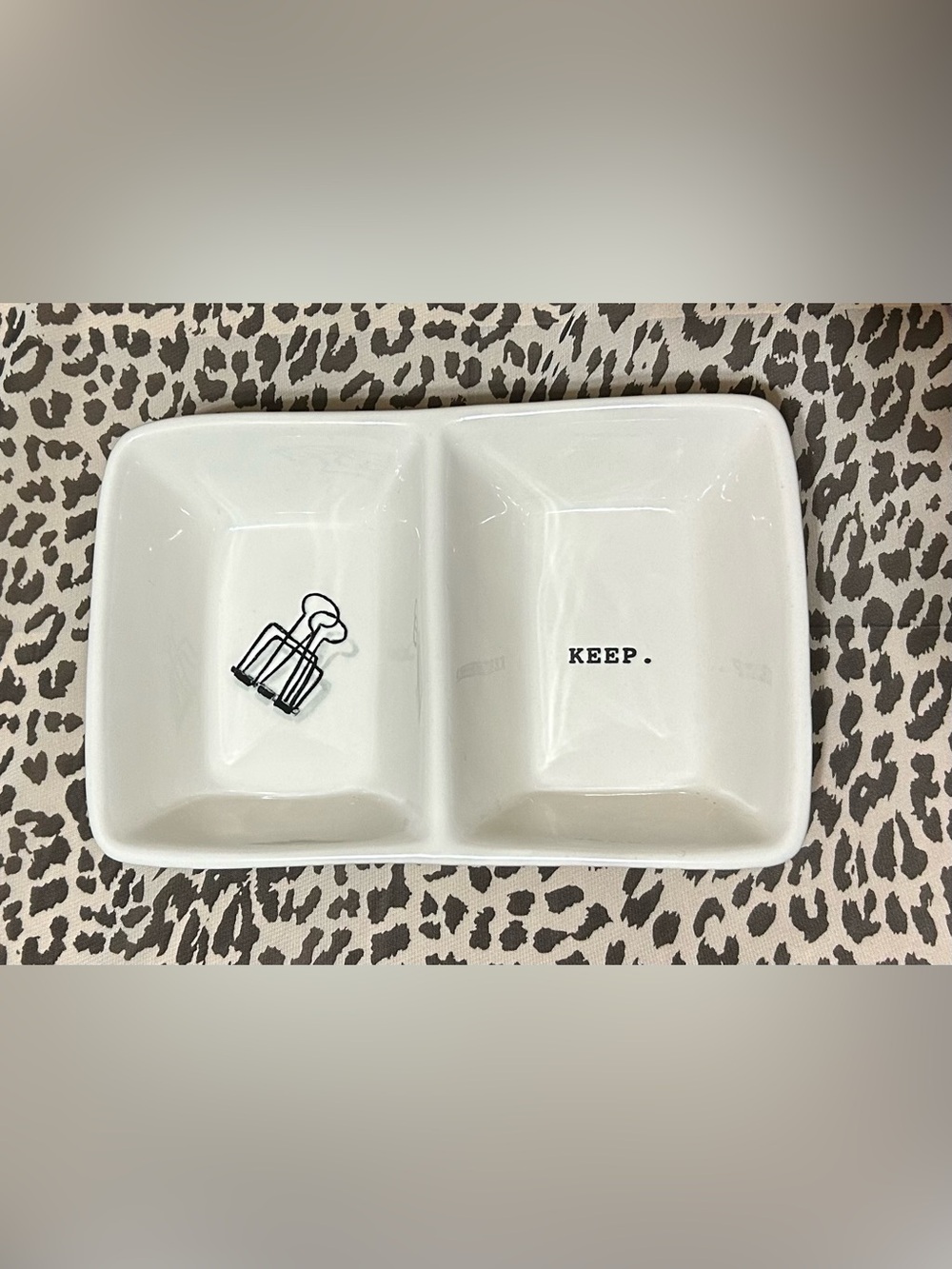 Rae Dunn “Keep” Trinket Organizer